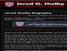 Tablet Screenshot of jerodshelby.com